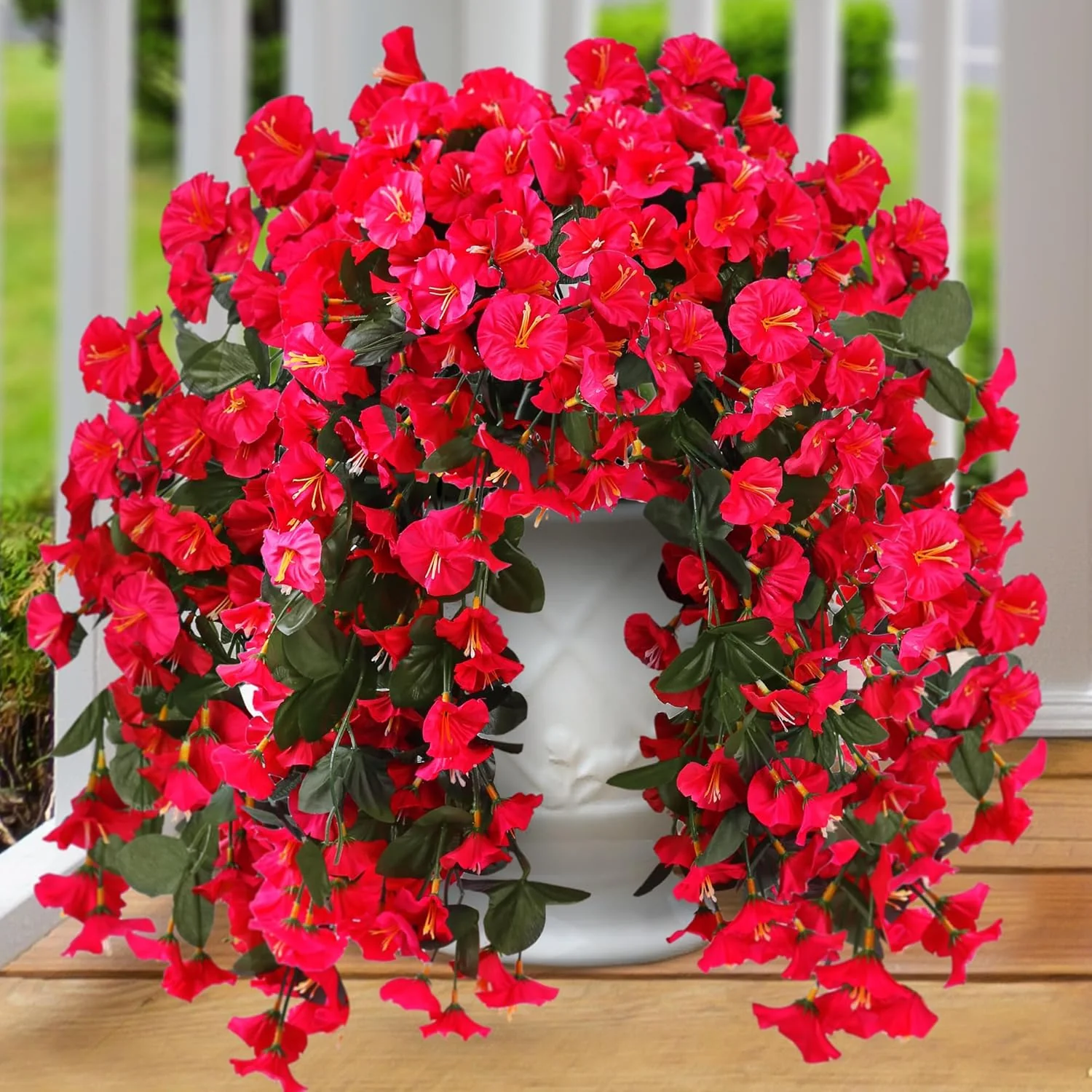Im Angebot – Künstliche Hängeblumen – UV-beständig, wasserdicht, windfest - Image 8