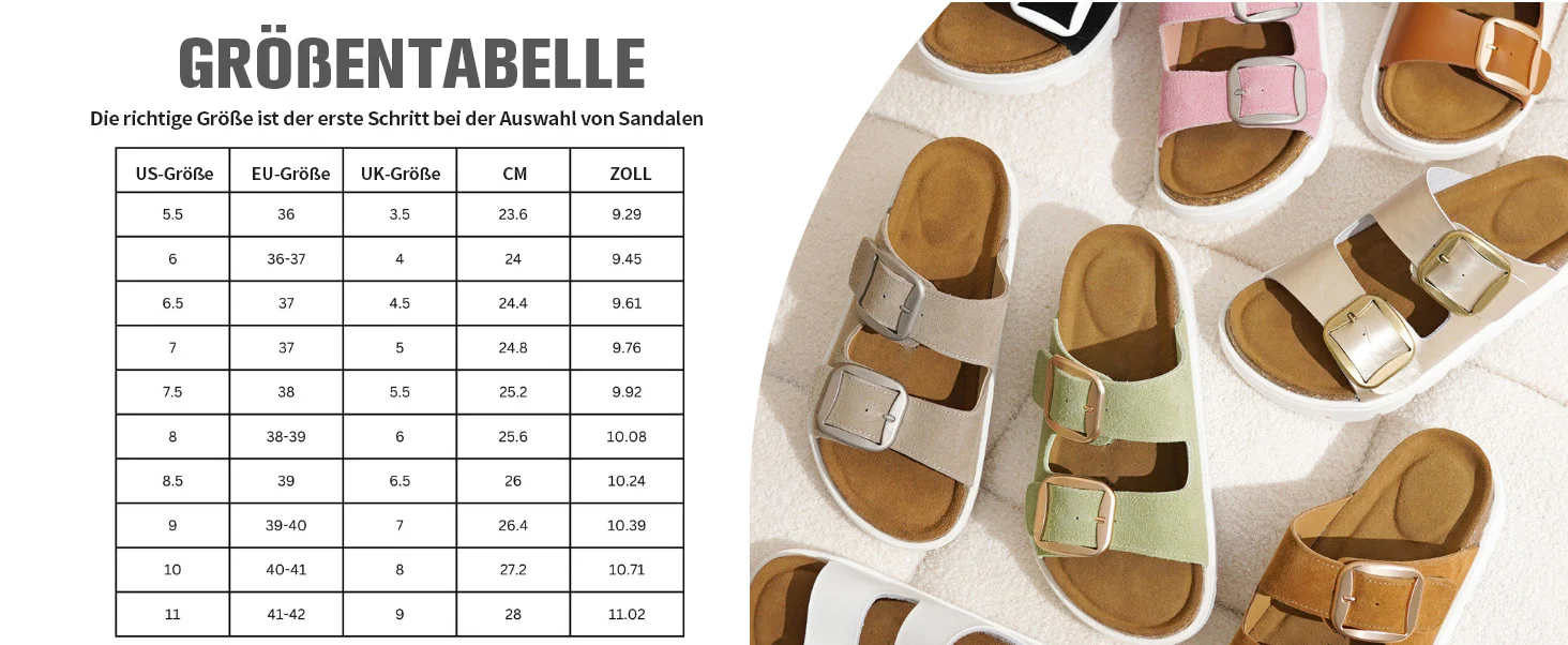 💖 Damen-Plateausandalen aus 100 % echtem Leder – Keilabsatz & klobige Pantoletten für Damen 2026 mit Memory-Foam-Innensohle und Korkfußbett (GreeceChunky) - Image 40