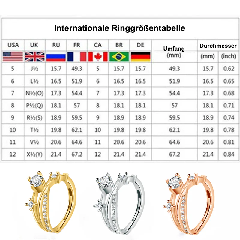 👩‍⚕️🔥 Letzter Tag – 80 % Rabatt :👩‍⚕️ CZTICLE® Hochwertiger Diamantring - Image 8