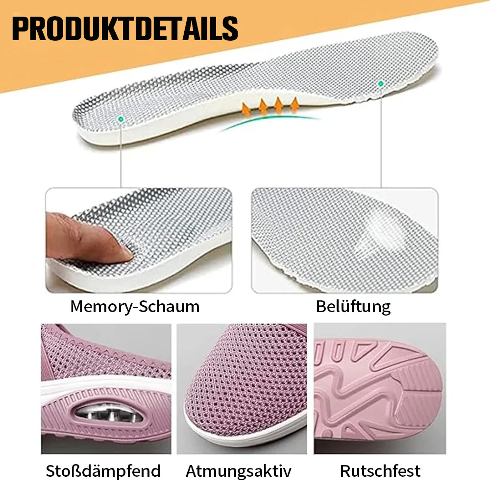 LETZTER TAG SALE – 80 % RABATT BQODQO® Luftpolster Slip-on Walking Schuhe mit Fußgewölbeunterstützung, für Damen - Image 2