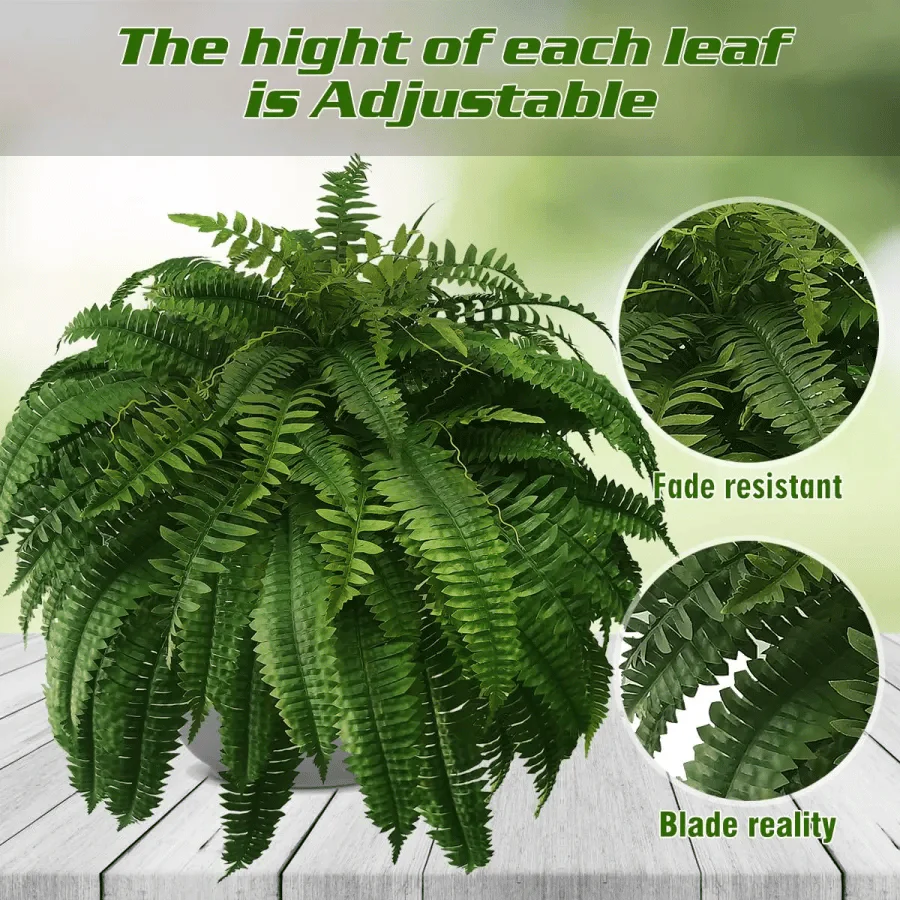 Last Day 75% OFF--UV Resistant Lifelike Artificial Boston Fern - Image 9